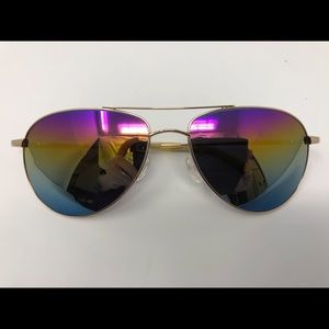 UNISEX Oliver Peoples Rainbow Aviator Sunglasses
